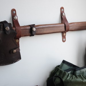 Leather Axe Display/Holder