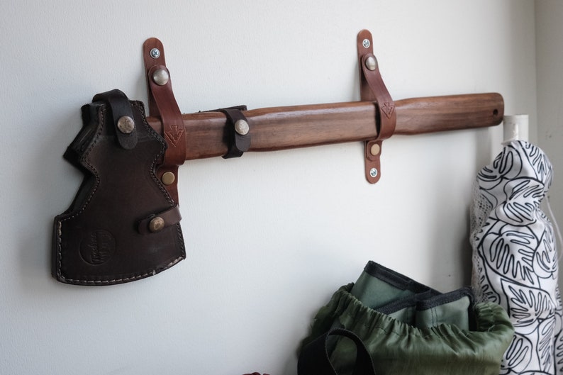 Leather Axe Display/holder Etsy
