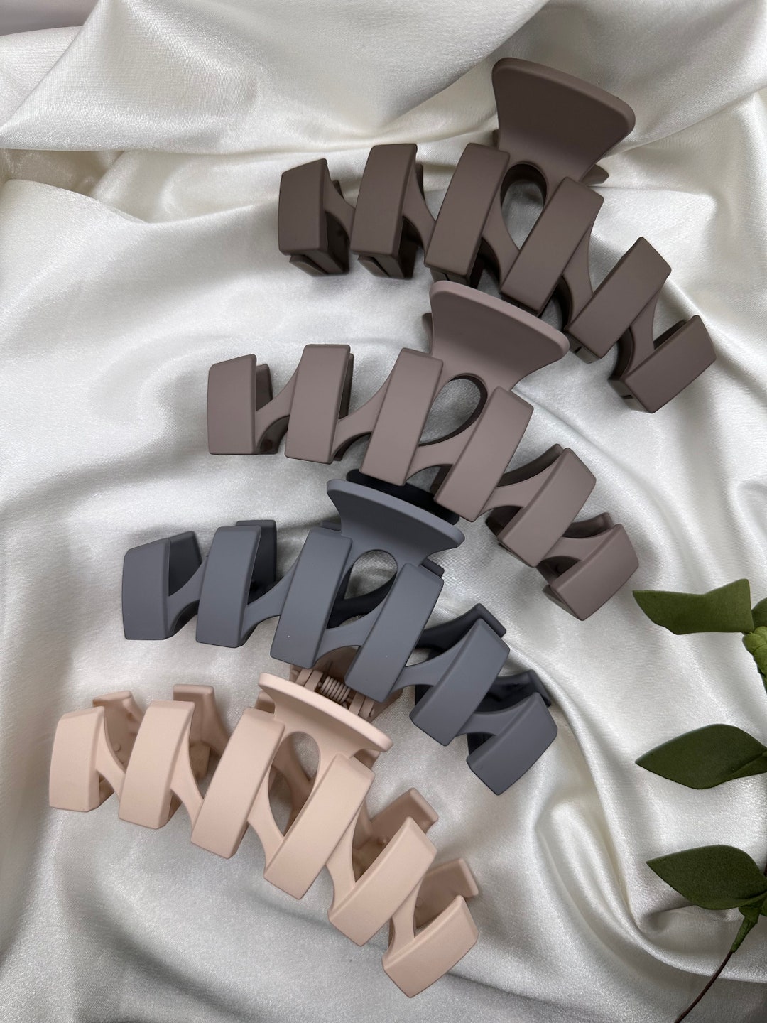 Matte Zig Zag Claw Clip Acrylic Hair Clip Hair Accessories Etsy UK