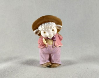 Hallmark Merry Miniatures Colonial Boy Lamb Easter Figure