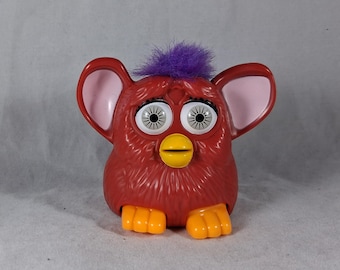 Furby McDonald's Toy Red/Purple Pull Back