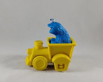 Cookie Monster Train Engine Illco Sesame Street Car