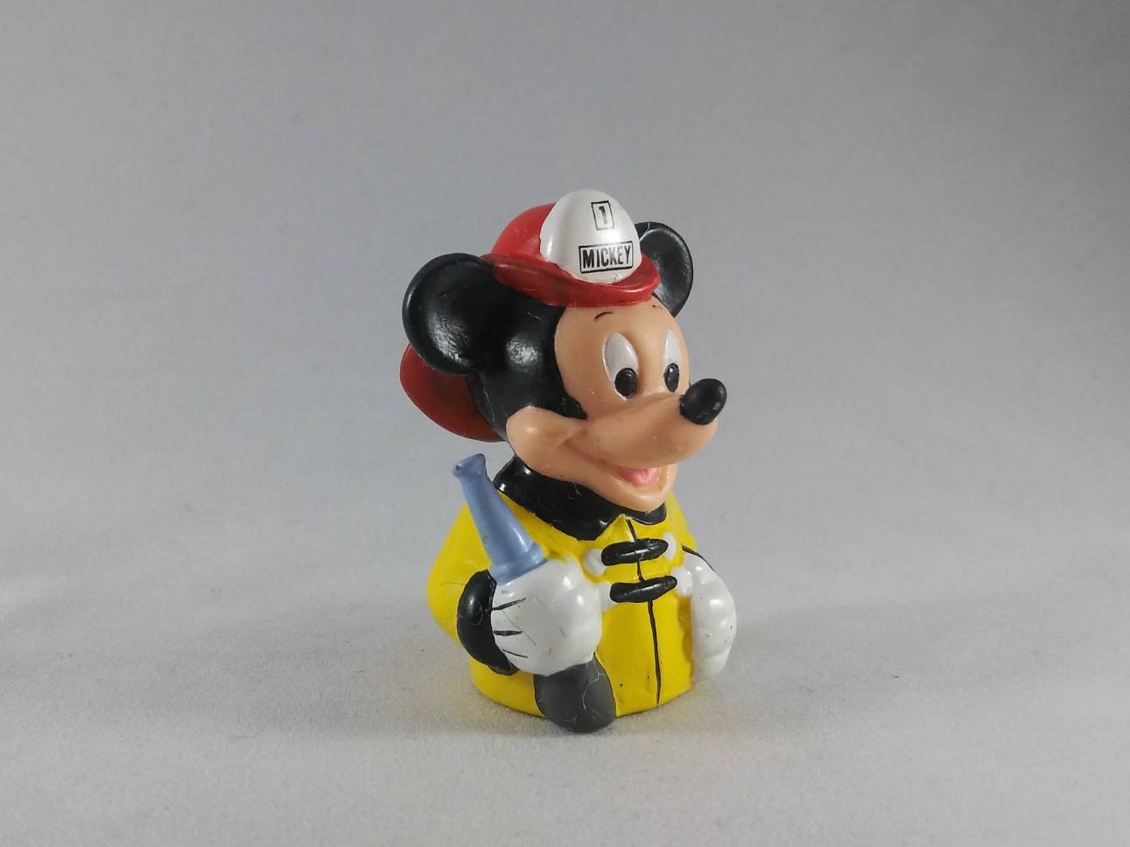 mickey mouse firefighter statue