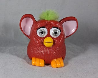 Furby McDonald's Toy Red/Green Pull Back
