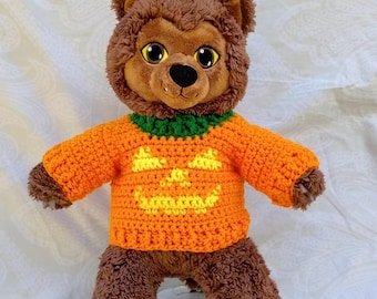 Crochet Halloween Pumpkin Sweater Build A Bear