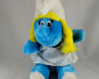 8 inch Smurfette 80s Plush