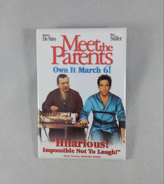 Meet the parents dvd advertising pin back button gem