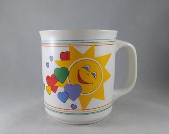 Giftco Sunshine Hearts Rainbow Mug
