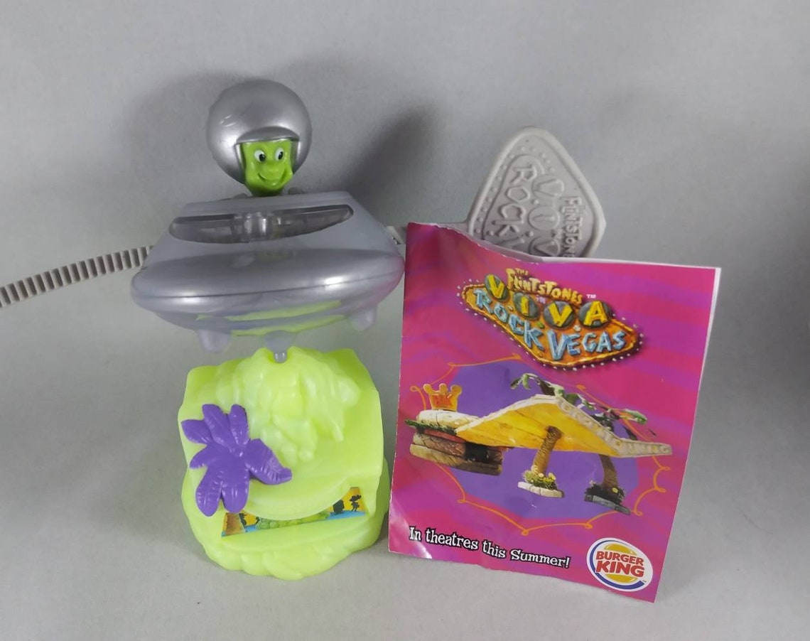 The Flintstones Viva Rock Vegas Great Gazoo Spaceship Spinning Etsy