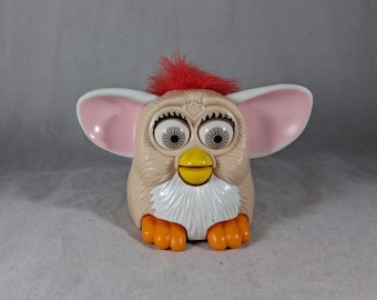 Furby McDonald's Toy Tan/Red Foot Movement