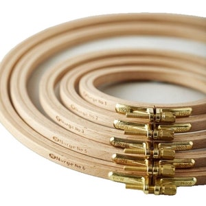 Nurge 8mm Embroidery Hoops, High Quality Woden Frame, Embroidery Hoop Art, Embroidery Hoop Frame, Hand Embroidered Hoop