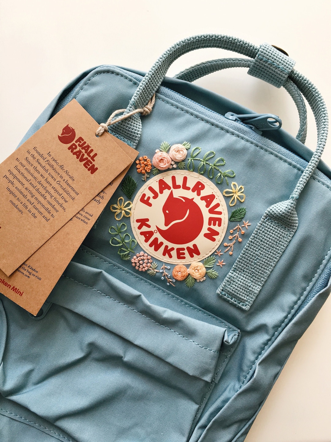 Fjallraven Kanken Embroidery Backpack Kanken Embroidery Etsy