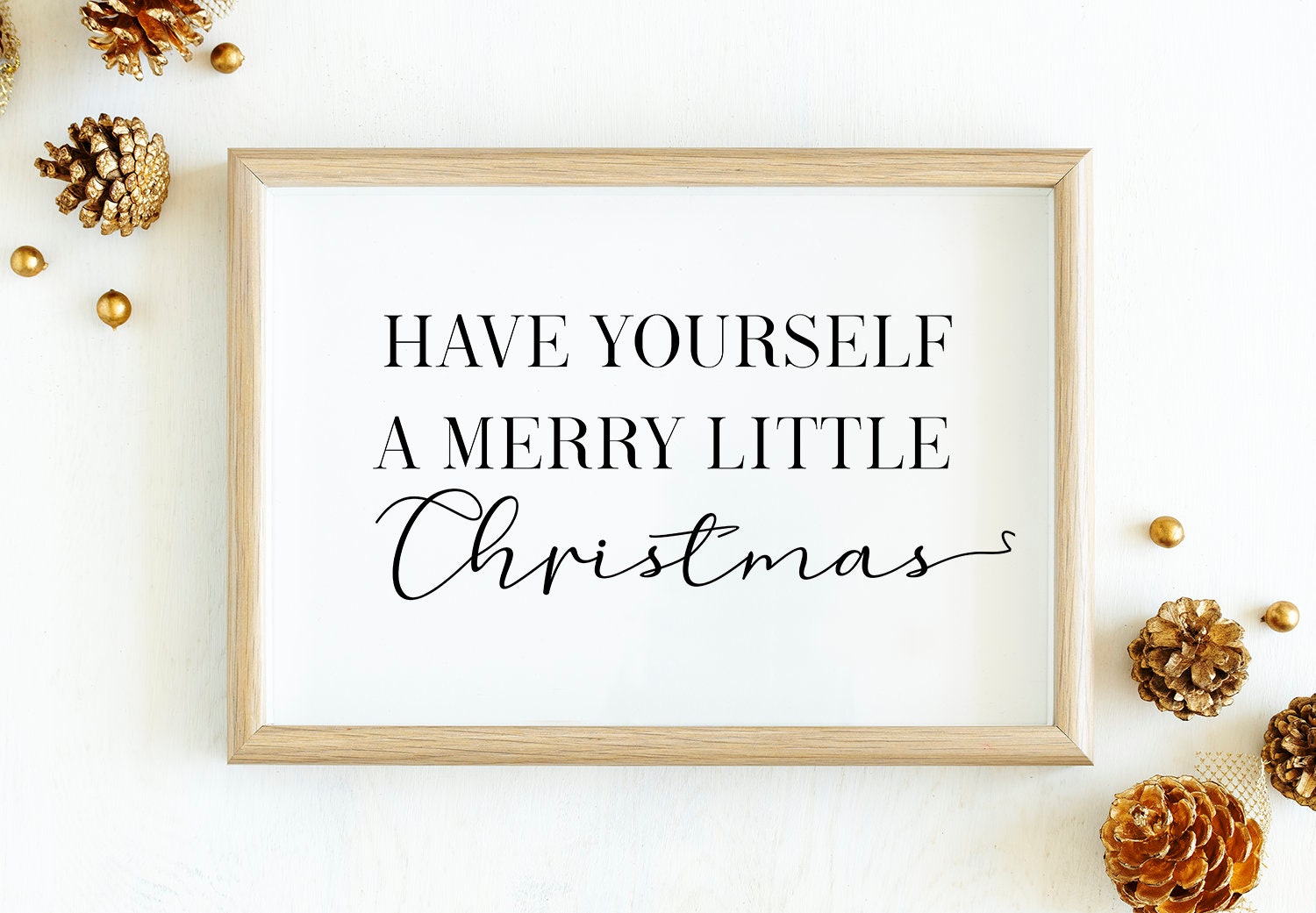 Have Yourself Merry Little Christmas Printable Art Christmas | Etsy