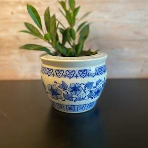 Ceramic Vase Blue and White