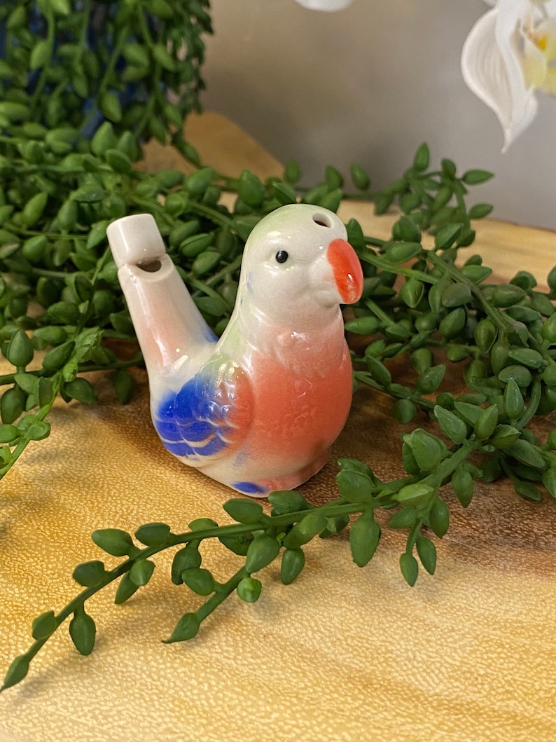 Ceramic Animal Water Whistle Etsy
