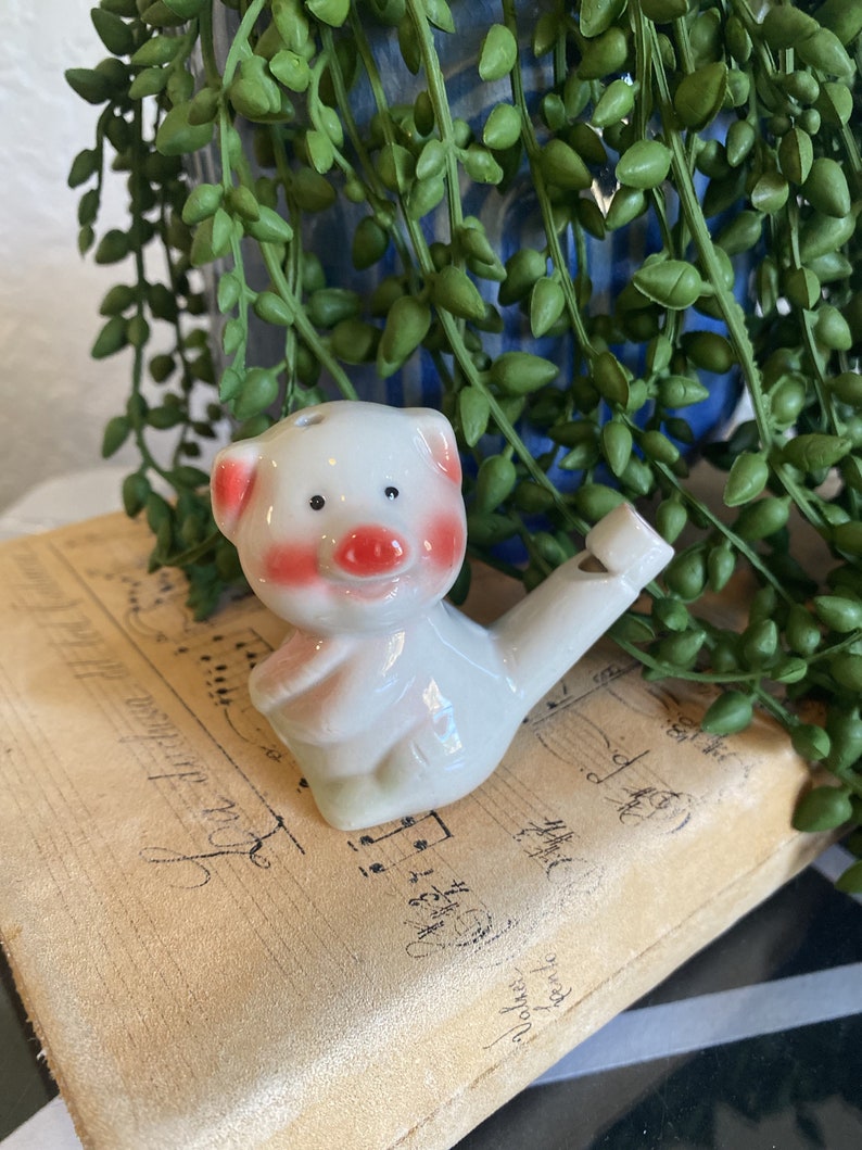 Ceramic Animal Water Whistle Etsy
