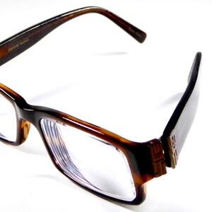 Vintage Perry Ellis Rectangular Scorsese-Style Frames, Original Hard Case, Tortoise Shell, Model 258-1 Size 51-130-17 W/ Bifocals