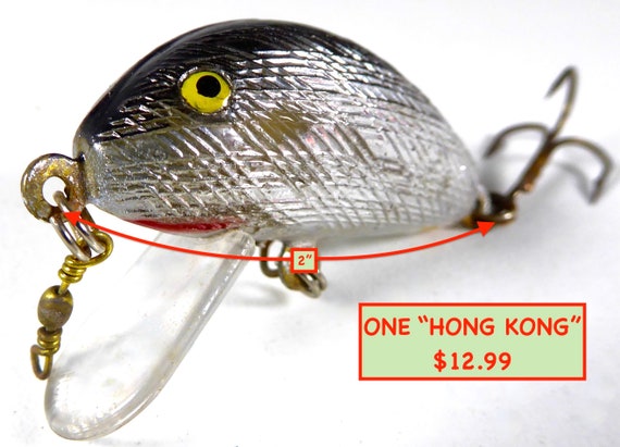 Vintage Lures: Doll Top Secret, Cordell, Helin Flatfish U20, Heddon Clatter  Tad, Arbogast Hula Popper, Warden Spin-n-glo, Yakima Bait, Group -   Singapore