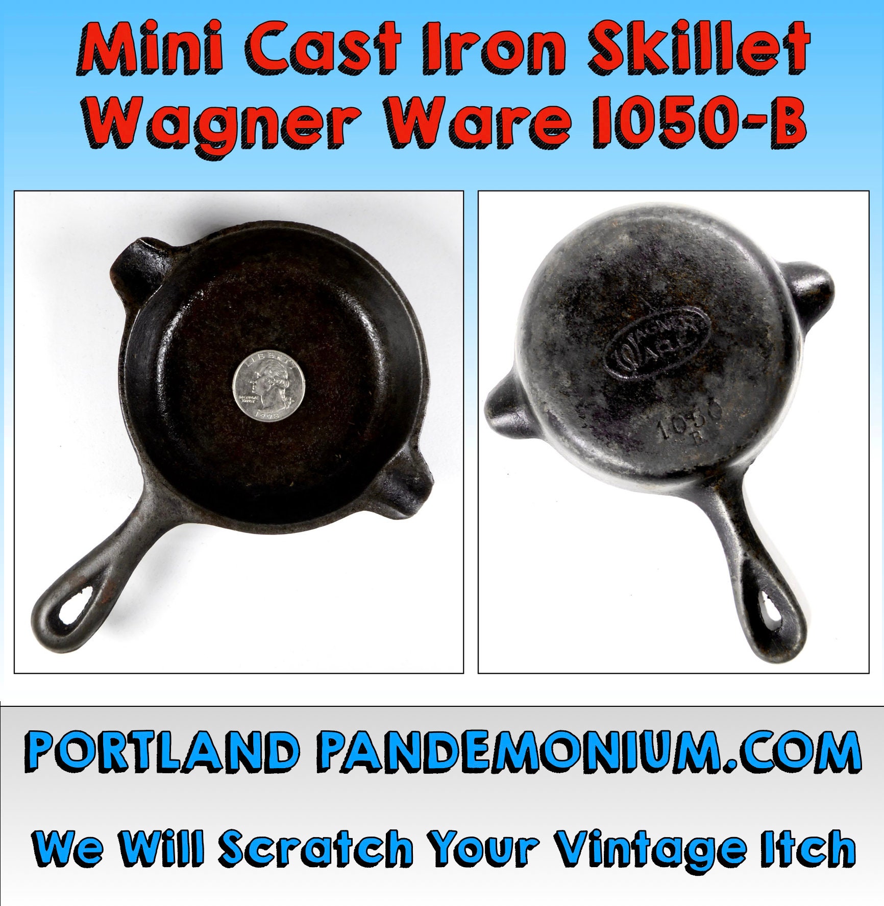 3.5 Lodge Brand Cast Iron Mini Skillet 
