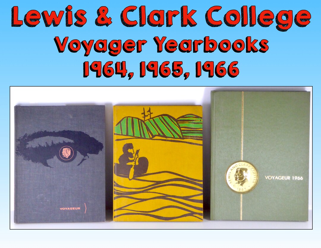 Vintage Lewis & Clark College Yearbooks the Voyager 1964 65 Etsy