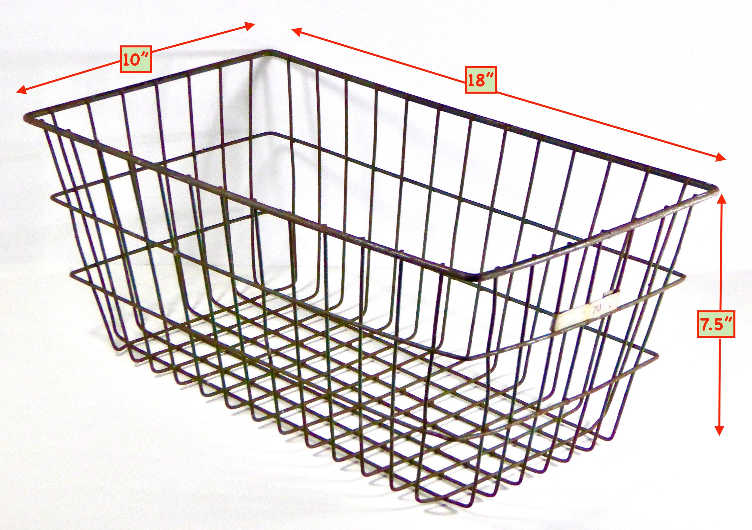 Vintage Gym Basket Midcentury Rusty Wire Industrial Artifact Etsy