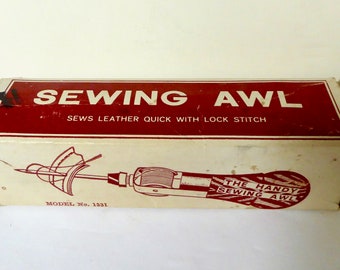 Vintage Richard's Famous Lock-Stitch Sewing Awl For Heavy Duty Work