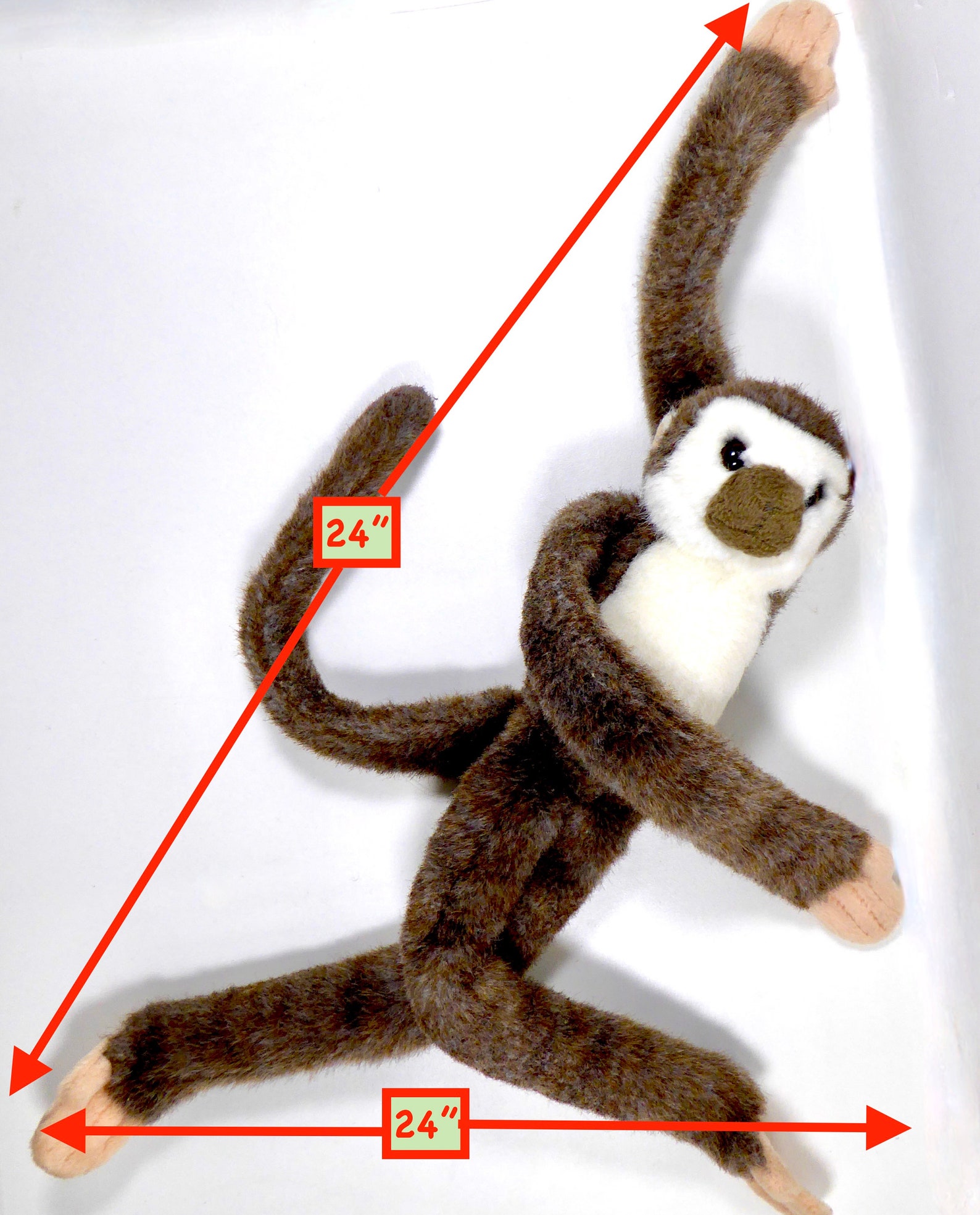 plush spider monkey