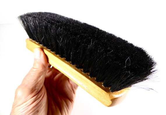 Vintage Horsehair Shoe Shine Brush, Made in Brazi… - image 7