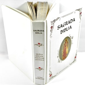 Vintage La Sagrata Biblia Latinoamericana: Biblia Católica, Apostólica y Romana, Bernardo Hurault&#39;s 1972 Translation, Gorgeously Illustrated