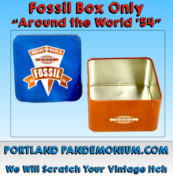 Fossil tin box new arrivals