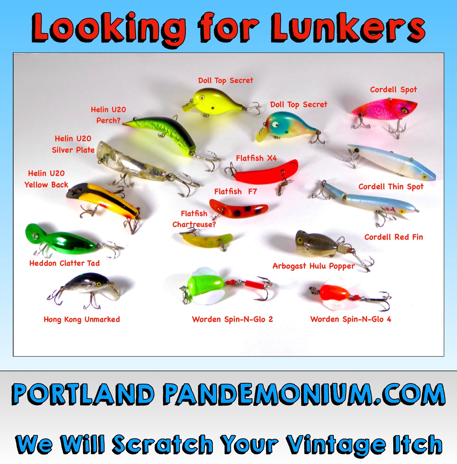 Rare Helin Wood Flatfish T61 Musky, Northern Pike Salmon Lure