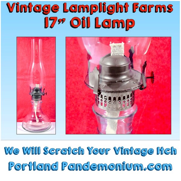 Lamplight Farms Oil Lamp Etsy