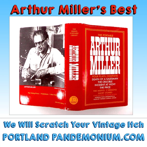 Obras completas portátiles vintage de Arthur Miller: La muerte de un vendedor, El crisol, Los inadaptados, Vinchy, El precio. Cuentos, Biografía, Poesía