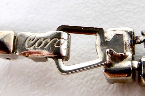 Vintage CORO Bracelet Classic Double Row Bright R… - image 6