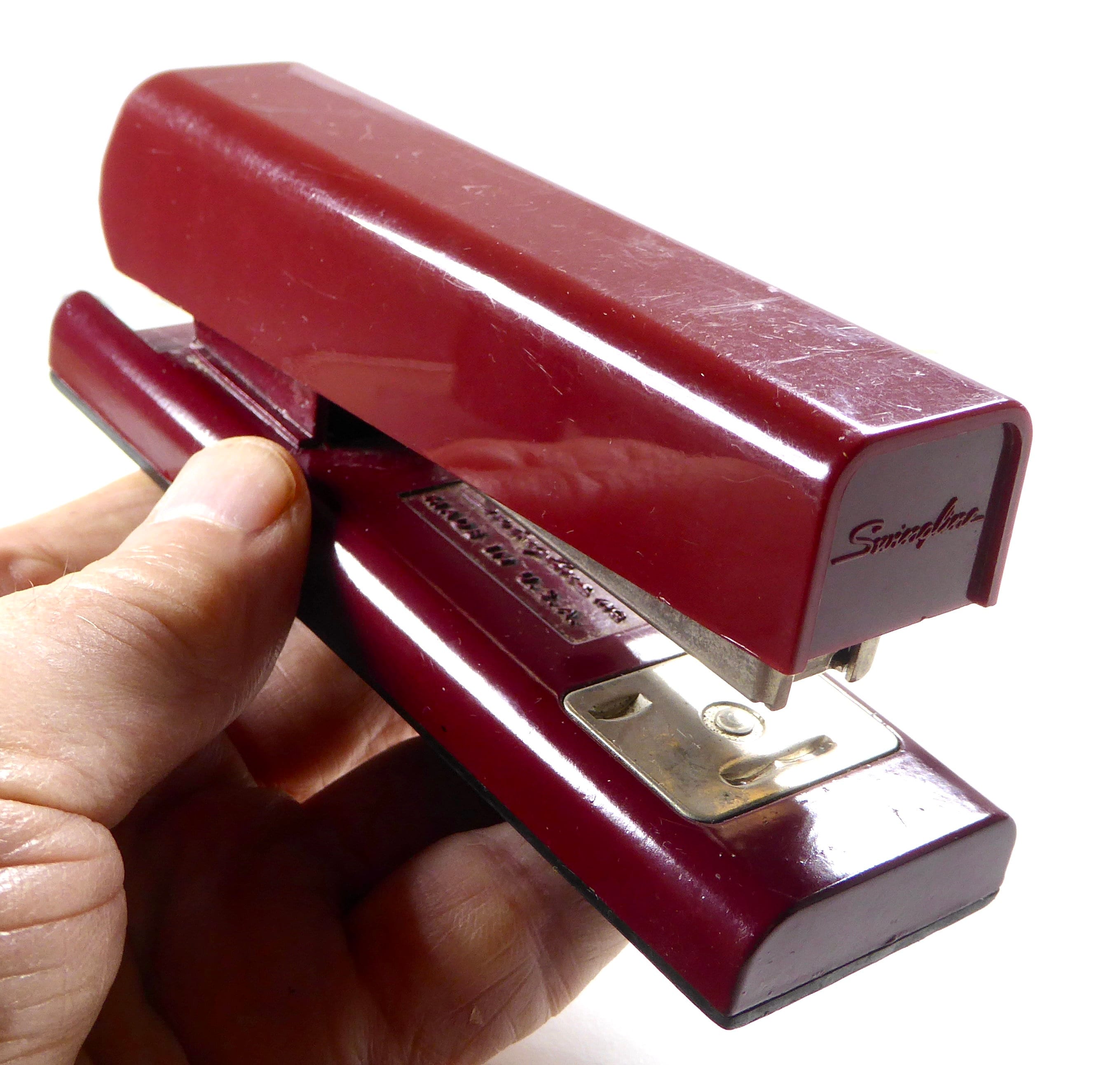 Classic Red Swingline Stapler, Desktop Style, Standard Staples (loaded ...