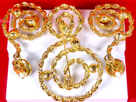 Vintage Avon Fashion Statement Jewelry Treble Cle… - image 5