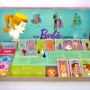 Peças de reposição para jogos de tabuleiro: The Barbie Game Queen of the  Prom 1960 Mattel