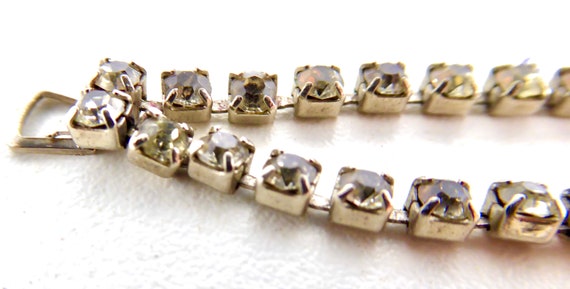 Vintage CORO Bracelet Classic Double Row Bright R… - image 2