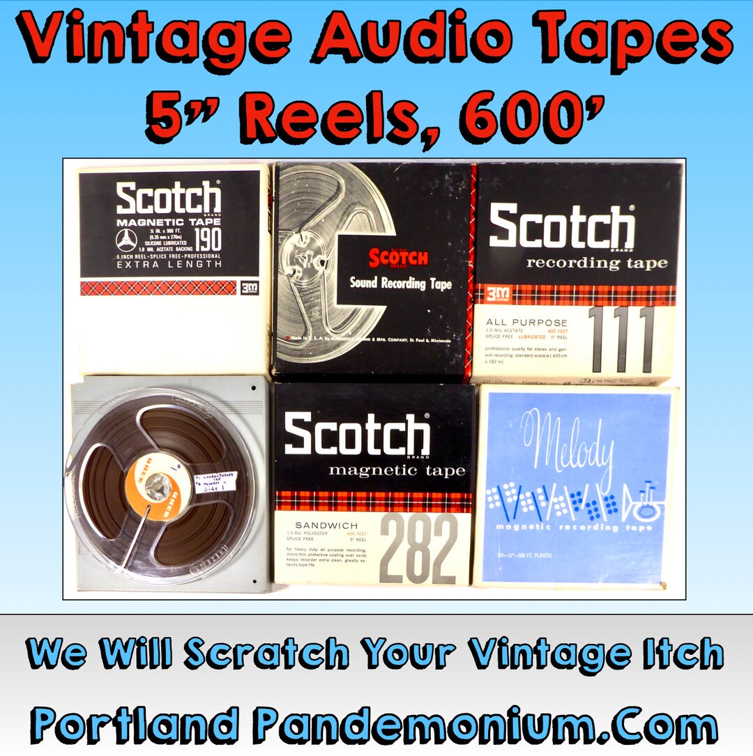 Audio Recording Tapes Circa 1960's BASF Etsy