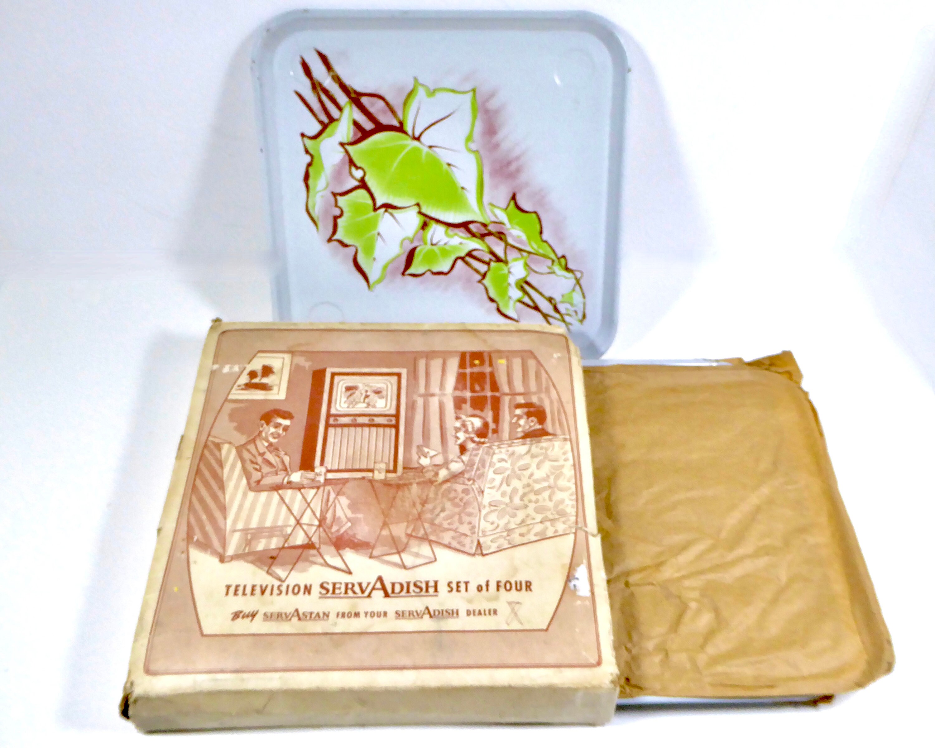 Vintage TV Dinner Trays by ServeAStan Mid Century Cheesy Etsy