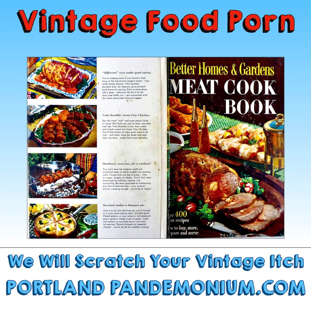Vintage Better Homes Gardens meat Cook Book How to Buy Store  