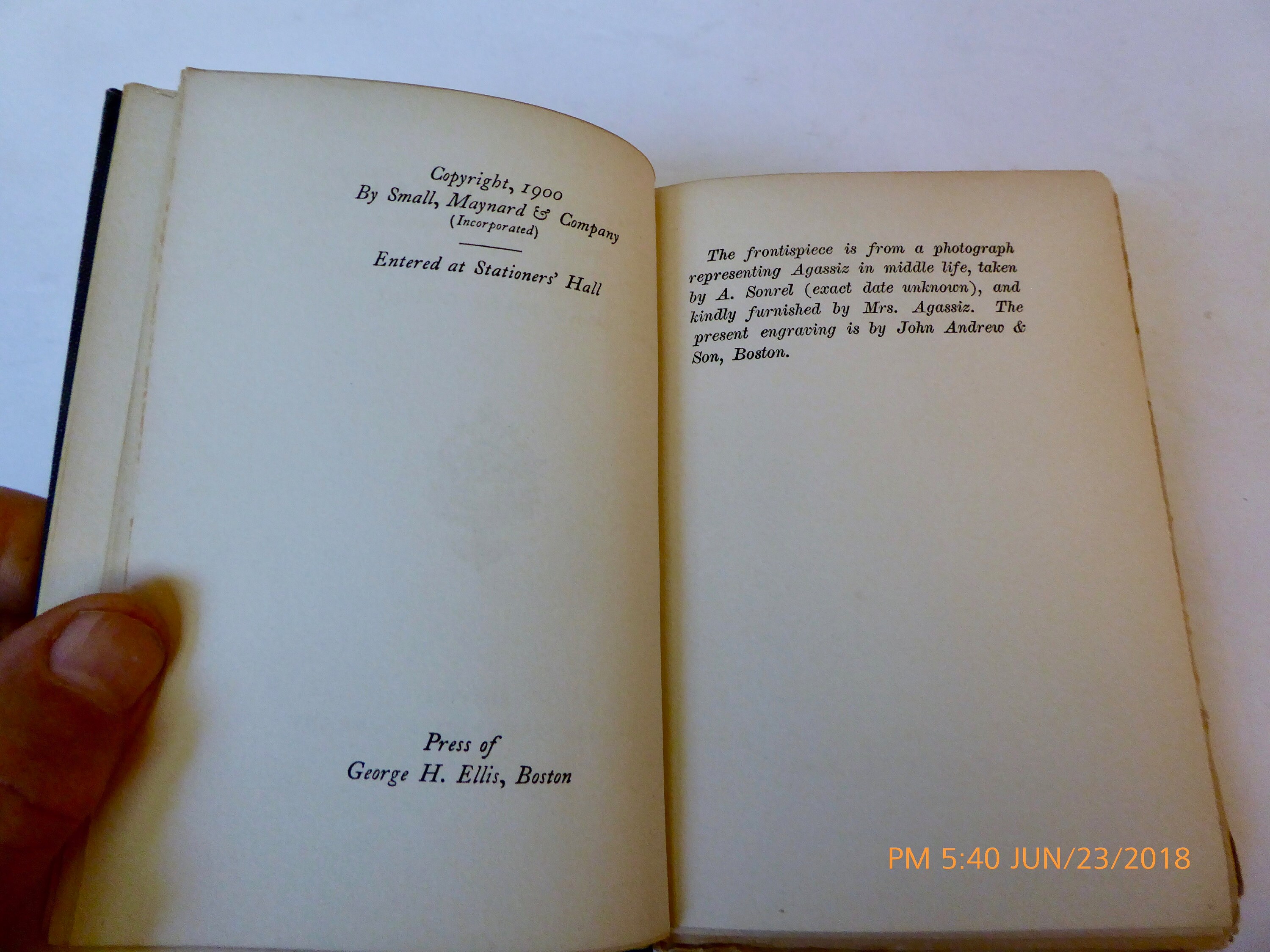 Louis Agassiz 1901 First Edition Beacon Biographies by Alice | Etsy