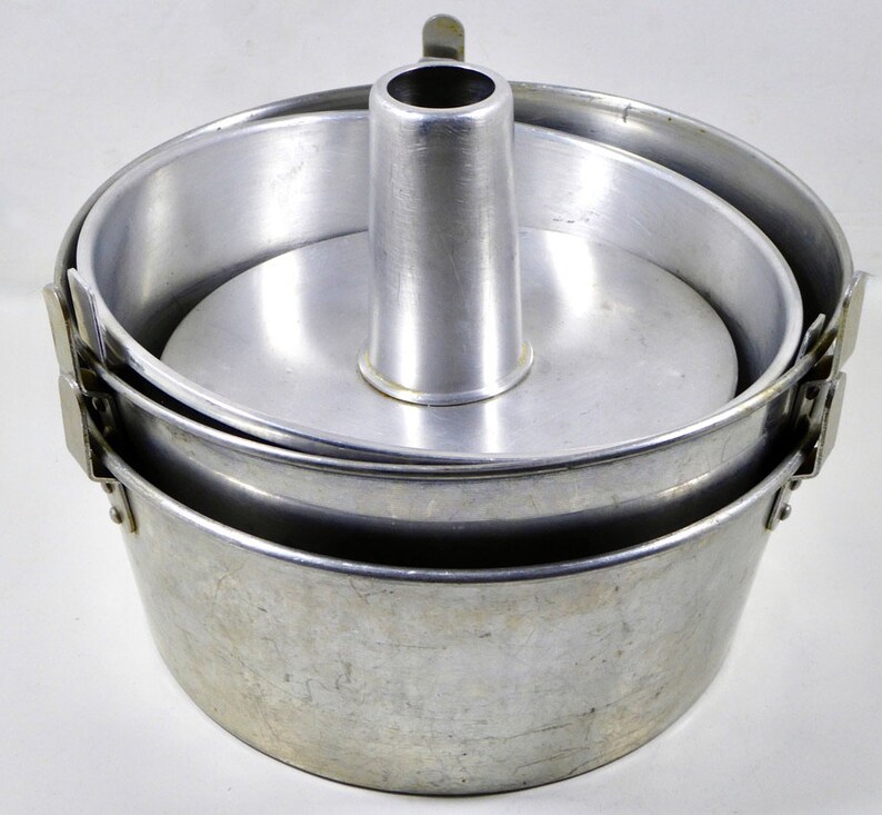 Vintage Angel Food Cake Pans 3 to Choose From 9 X Etsy
