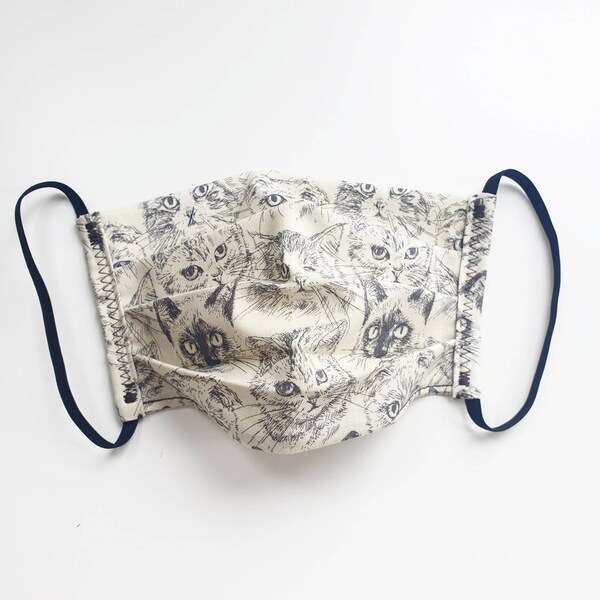 Cat Print Fabric Etsy