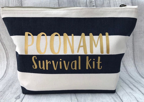 Poonami Survival Kit bag and vest only baby change purse | Etsy