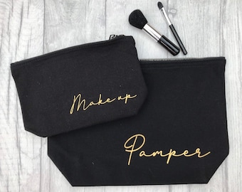 Set of 2 Make Up and Pamper Bags