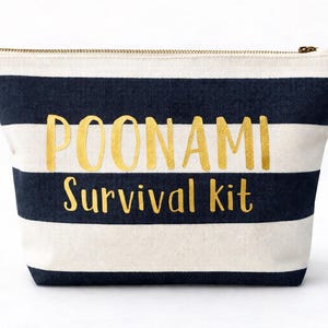 Kit de supervivencia Poonami: Bolsa cambiadora con body, regalo para mamá primeriza, regalo para baby shower, regalo para recién nacido