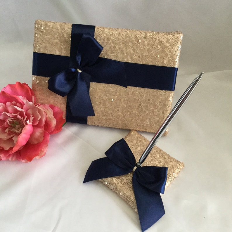 wedding flower girl basket Champagne flower girl basket wedding ring bearer pillow navy flower girl basket champagne ring bearer pillow