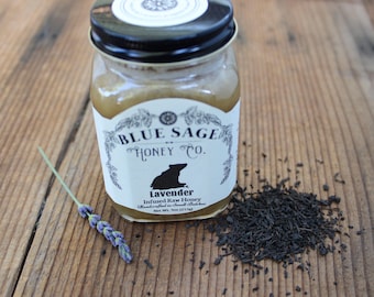 Lavender Honey and Earl Grey Tea, Curated Honey Tea Pairing, Tea Bags and Loose Leaf
