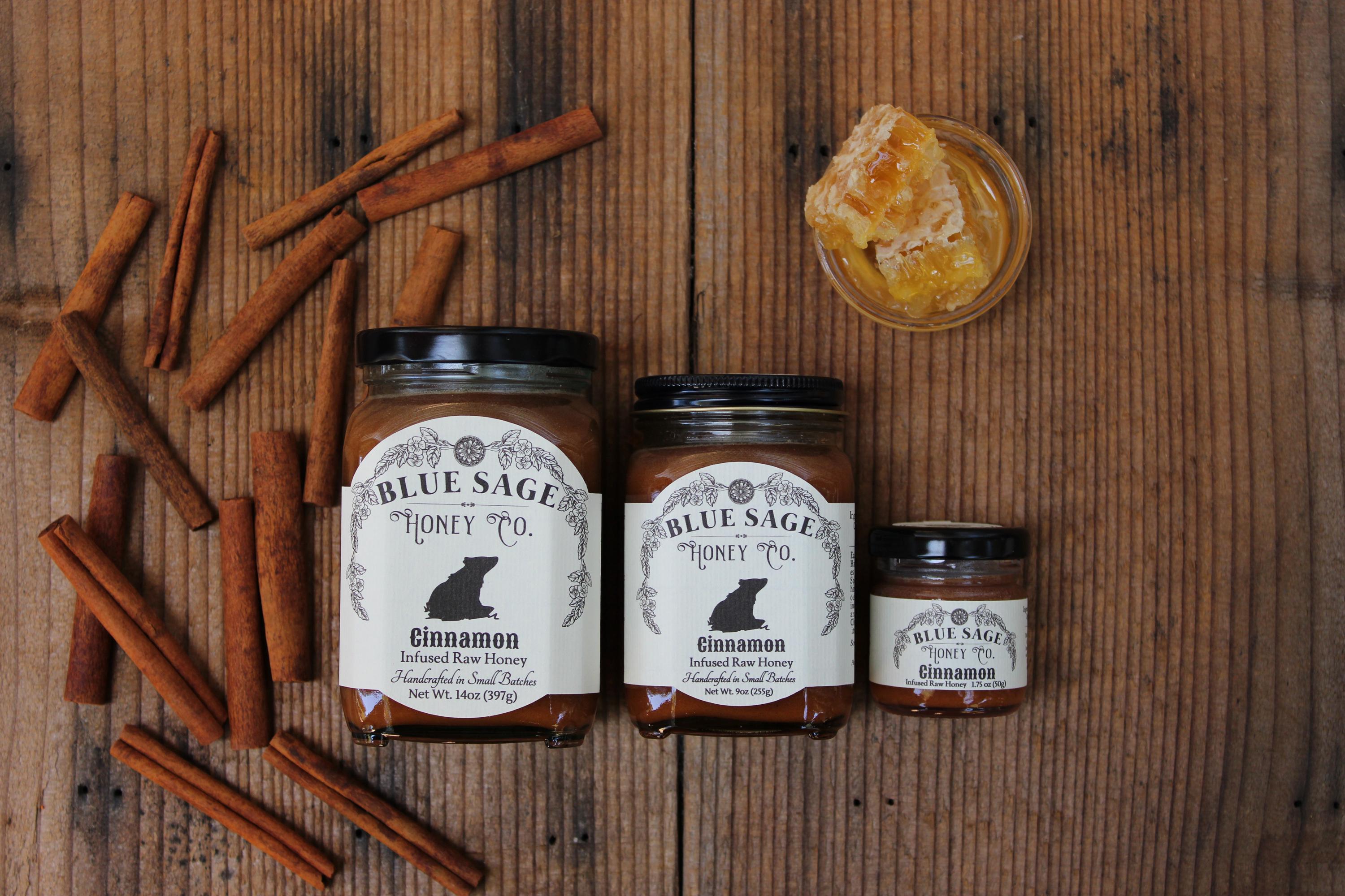Cinnamon Infused Raw Honey, Spiced Honey, Pastry, Table, Holiday Gift, Stocking Stuffers, Foodie Gift, Edible Gift Ideas, Hostess Host Gift